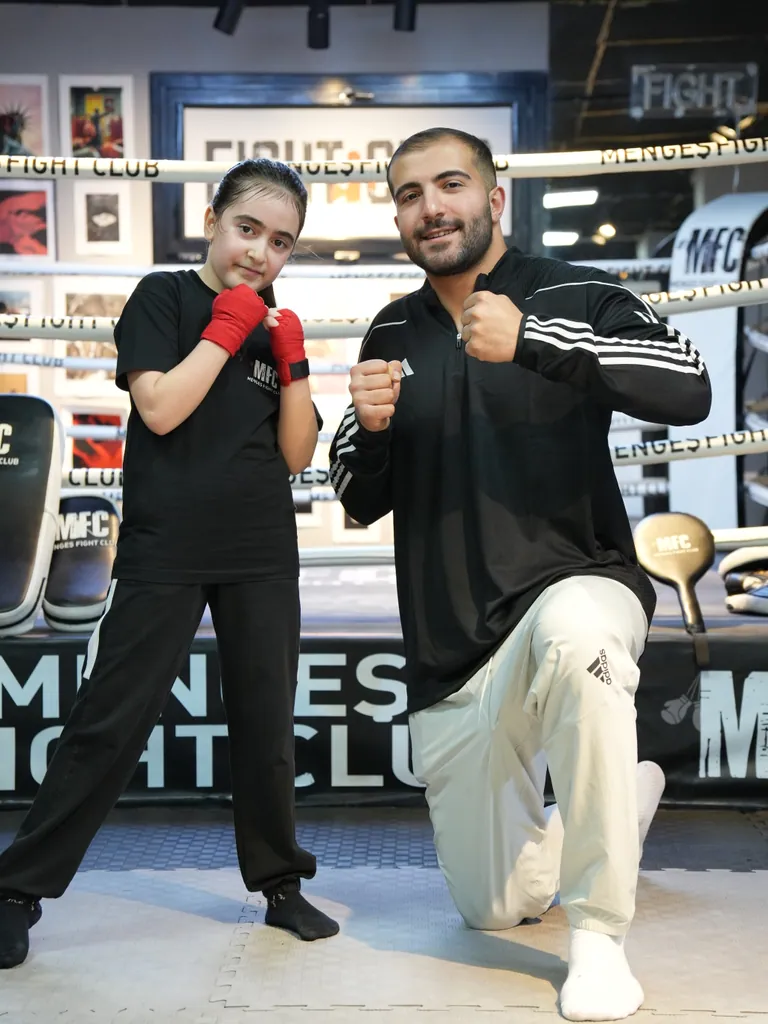 İbrahim Mengeş ve genç sporcumuz